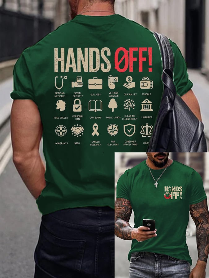 Men's Hands Off Protest T-Shirt