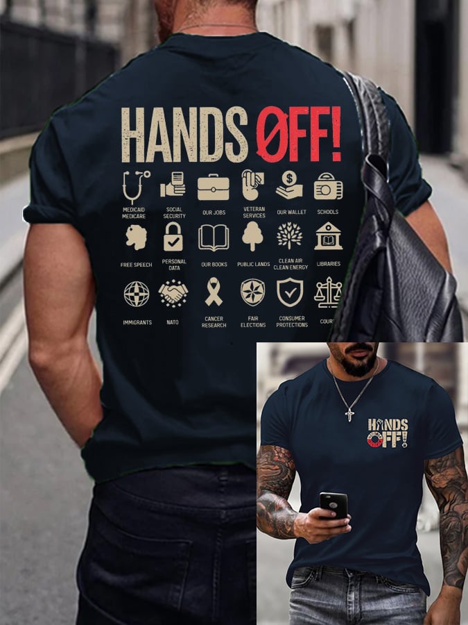 Men's Hands Off Protest T-Shirt