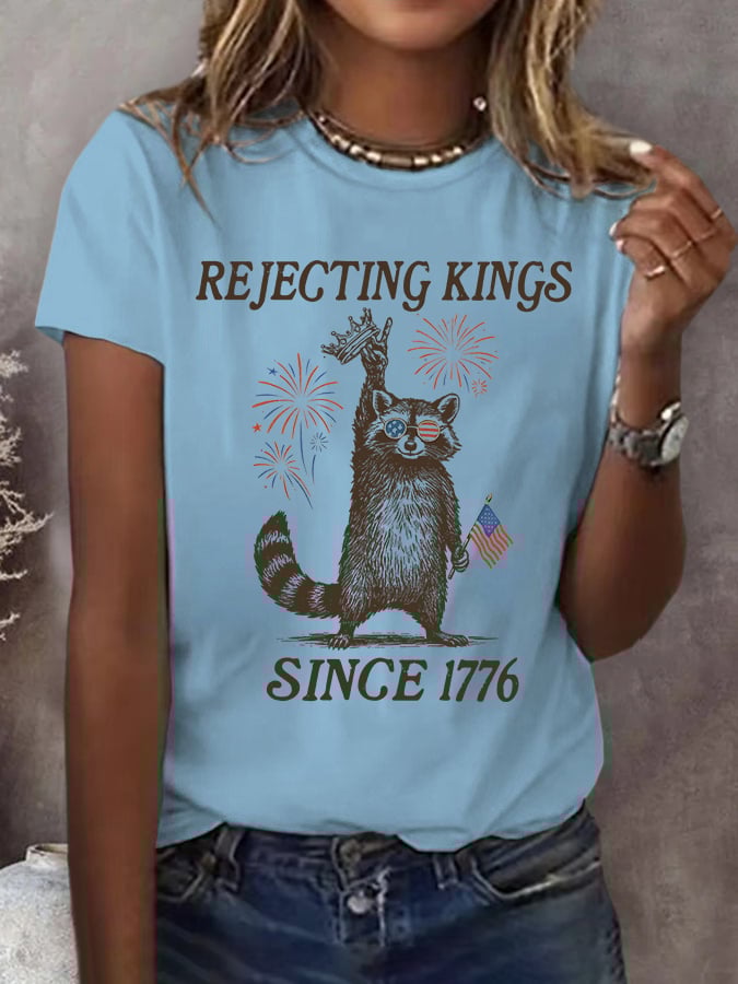 Women's Casual Fashion Fdt  Rejects The King T-Shirt