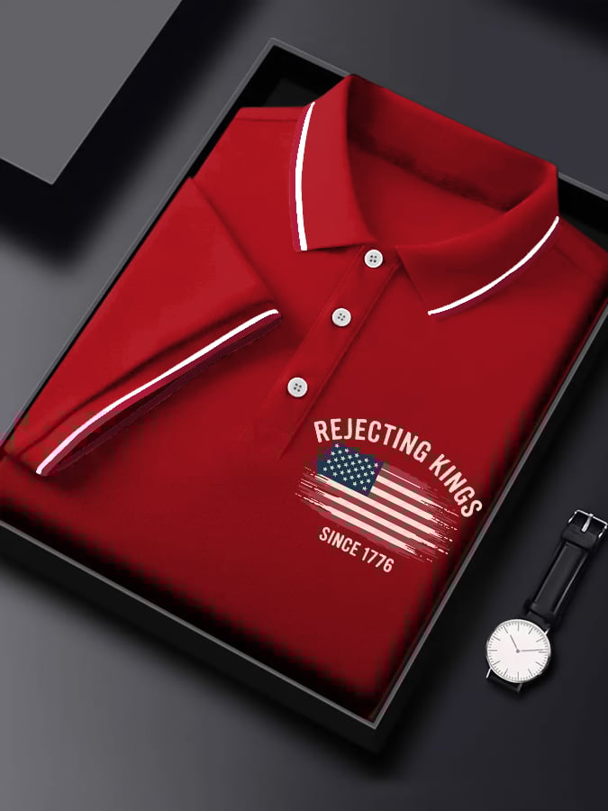 Men's Casual Fashion Fdt Reject King Polo