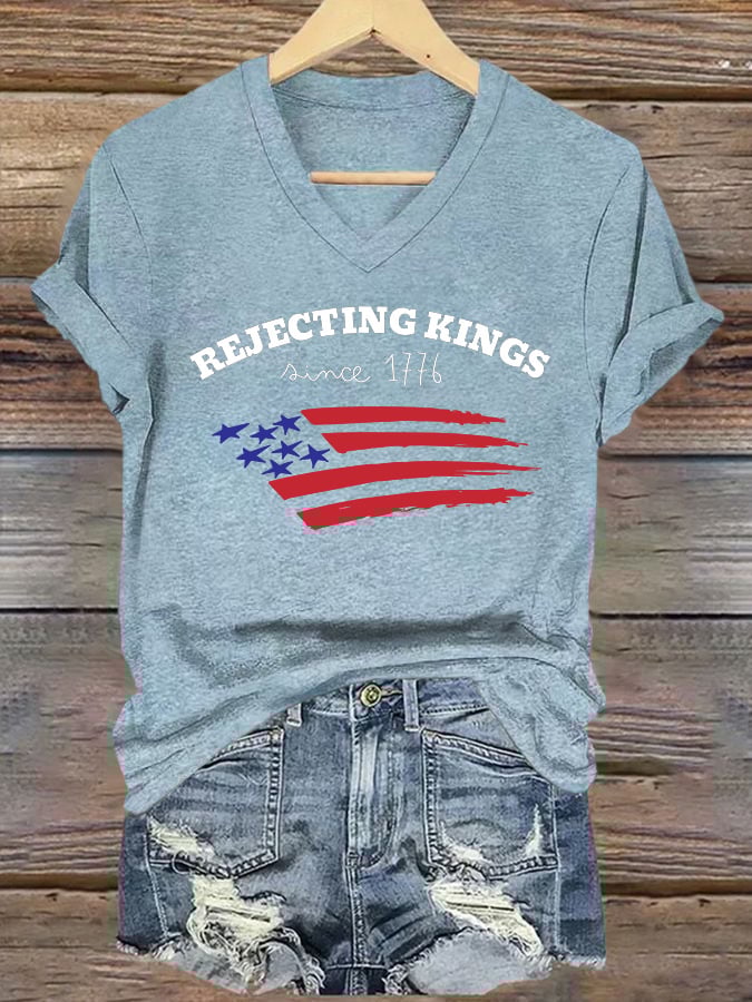 Women's Casual Fashion Fdt Cat Rejects The King T-Shirt