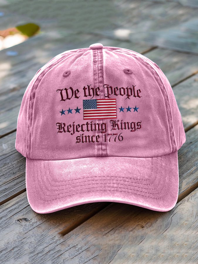 Unisex Rejecting Kings Print Hat