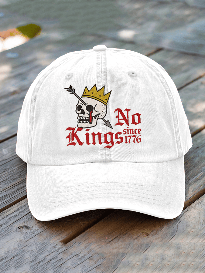 No King In America Printed Hat