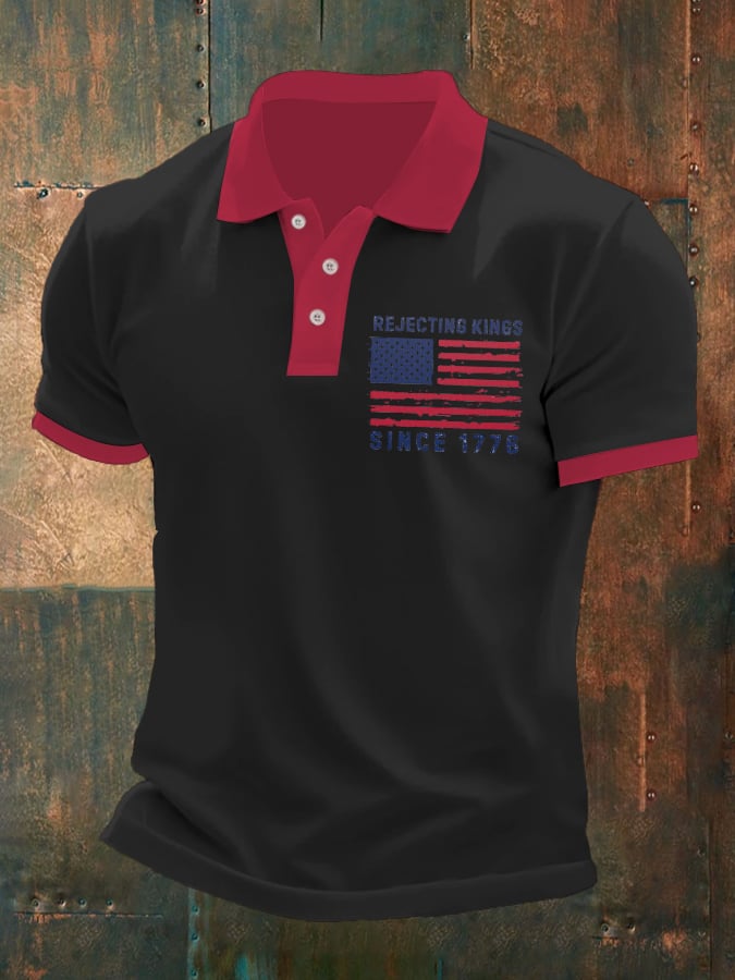 Men's Casual Fashion Fdt Reject King Polo