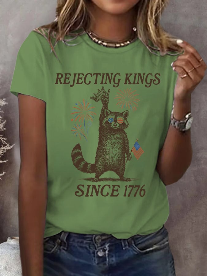 Women's Casual Fashion Fdt  Rejects The King T-Shirt