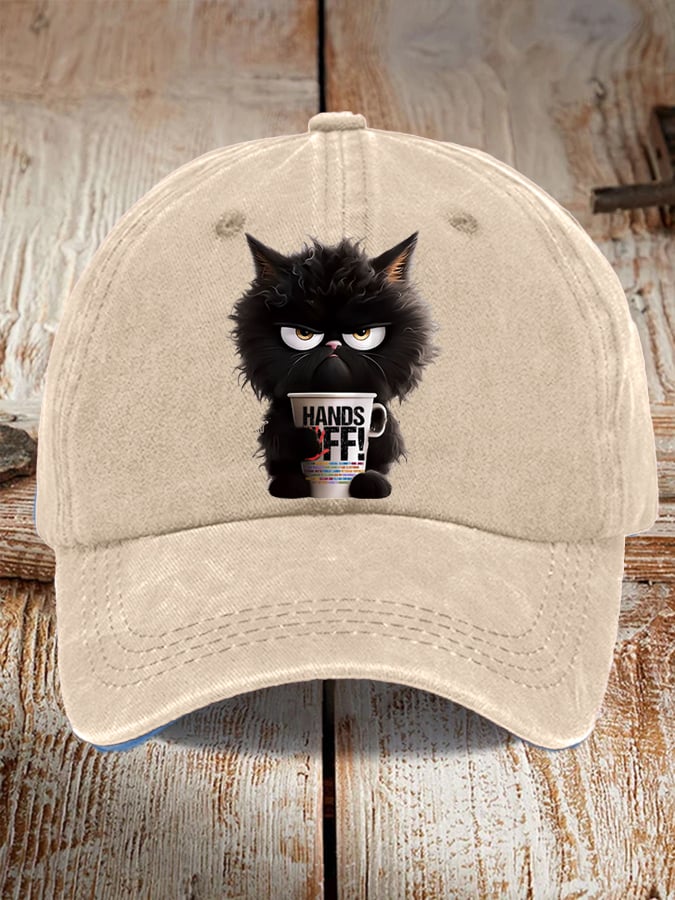Unisex Cat Stop Washable Cotton Hat