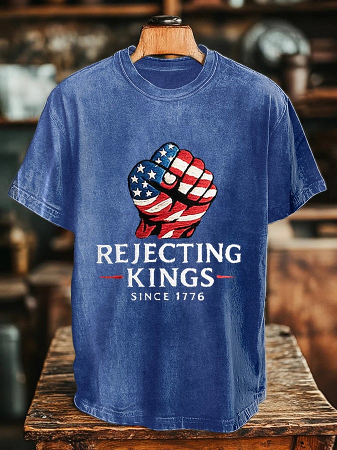 Men's “Rejecting Kings Since 1776” Print T-Shirt