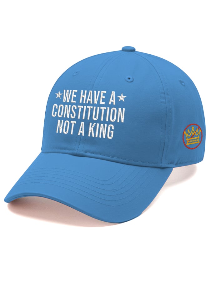 Retro We Have A Constitution Not A King Print Baseball Cap