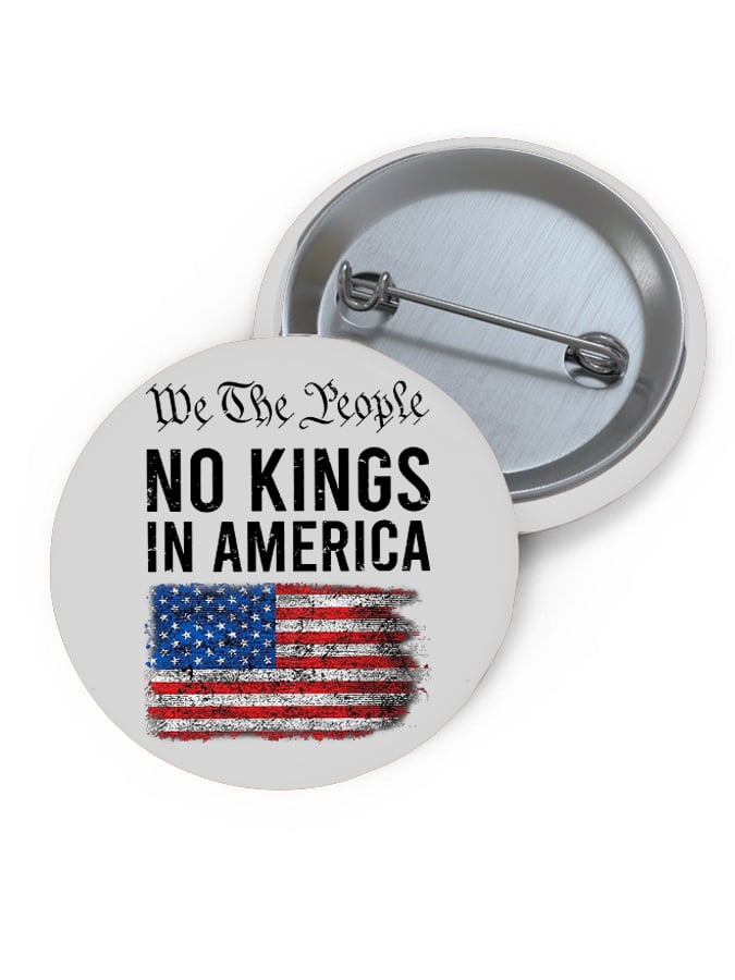 Unisex casual fashion FDT reject the king brooch