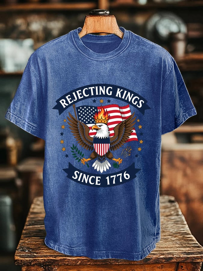Men's “Rejecting Kings Since 1776” Print T-Shirt