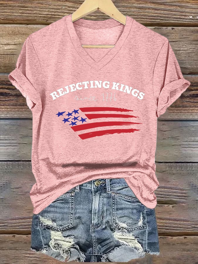 Women's Casual Fashion Fdt Cat Rejects The King T-Shirt