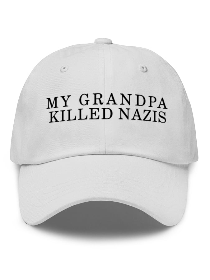 Unisex My Grandfather Killed the Nazi Cotton Hat