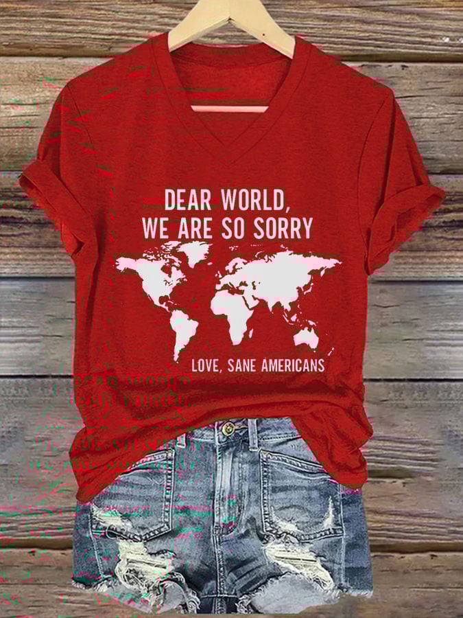 Women's fdt printed casual T-shirt