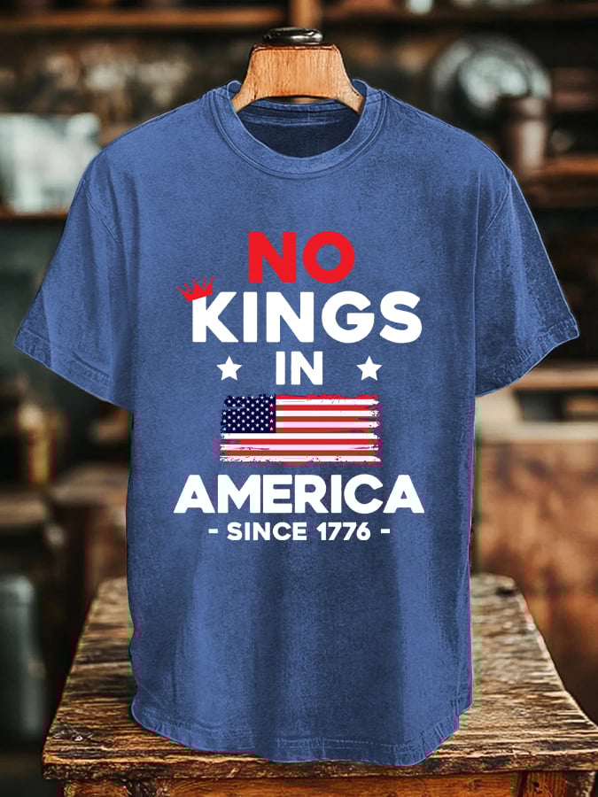 Men's “No King in America Since 1776” Print T-Shirt