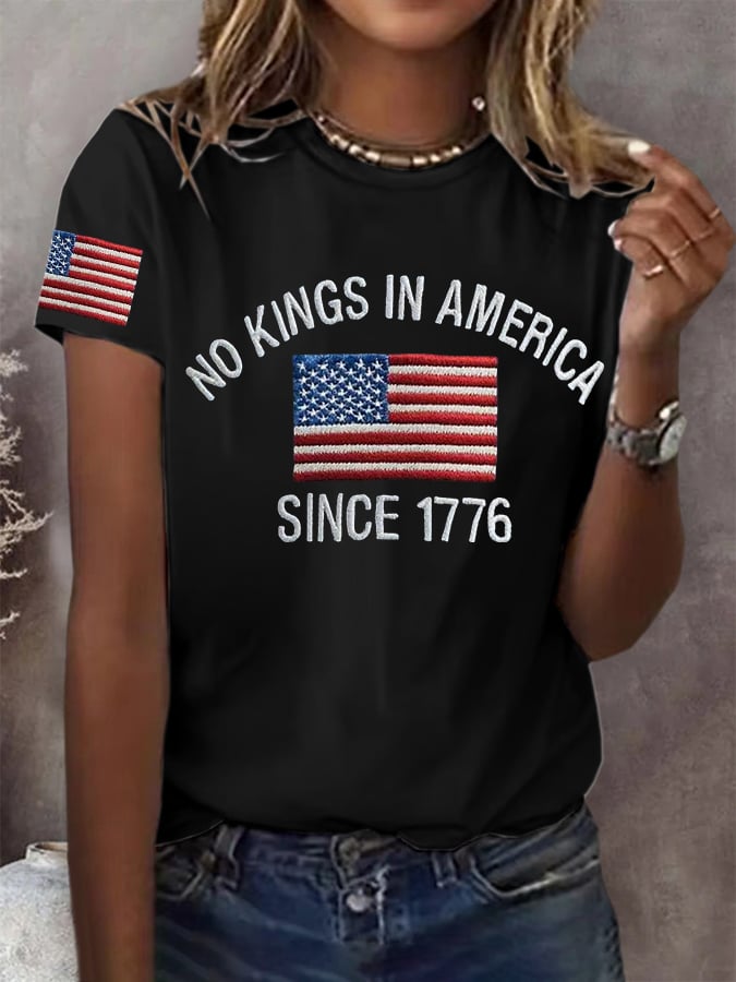 Women's No Kings In America T-shirt