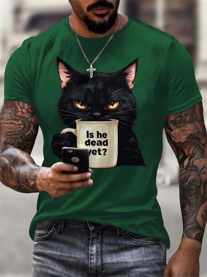 Men's Casual CAT FDT Shirt
