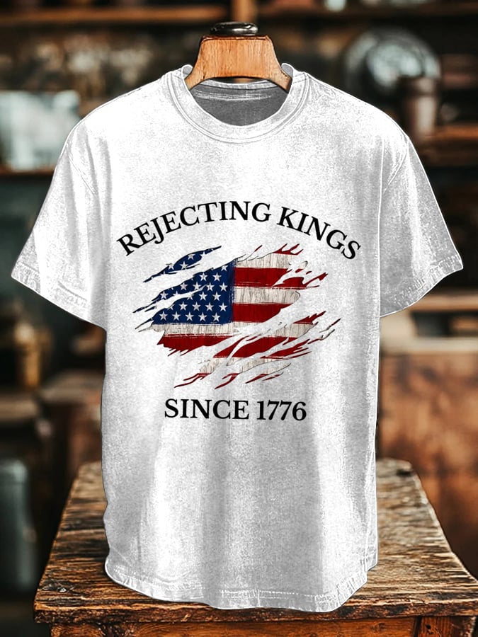 Men's “Rejecting Kings Since 1776” Print T-Shirt
