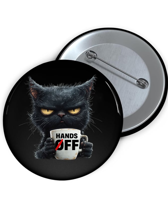 Cat Stop Brooch for Men and Women