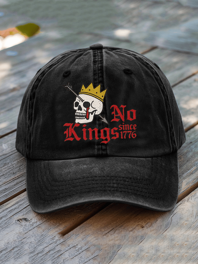 No King In America Printed Hat