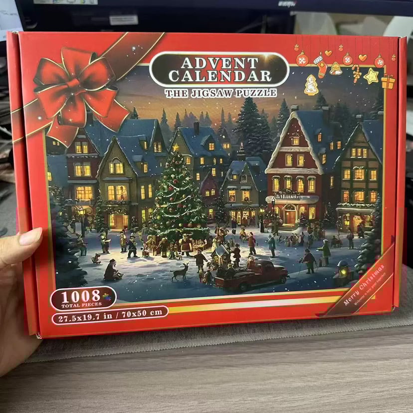 Christmas Advent Calendar Jigsaw Puzzle 1000pcs