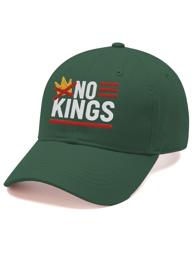 Retro No Kings In America Print Baseball Cap