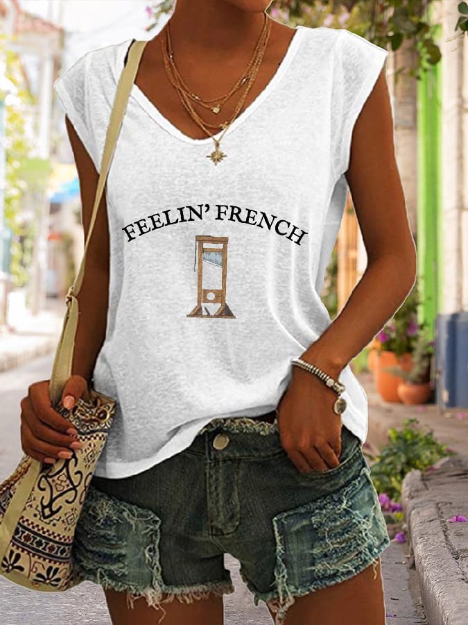 Women's Guillotine FDT Printed Casual Tank Top