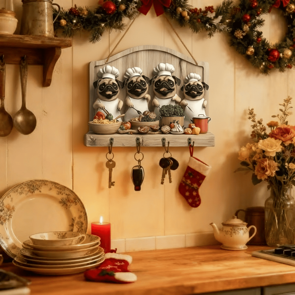 Christmas Sale 49% Off🎄Rustic Highland Cow Wooden Ornament 🐮