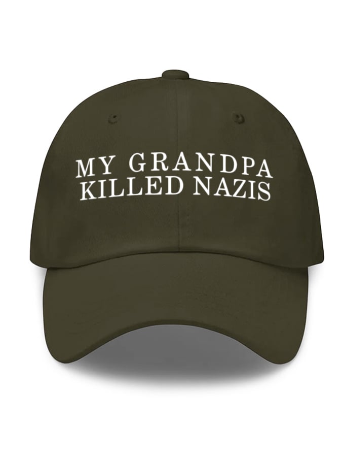 Unisex My Grandfather Killed the Nazi Cotton Hat