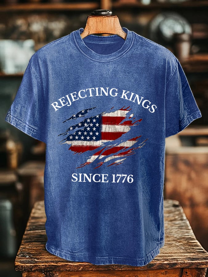 Men's “Rejecting Kings Since 1776” Print T-Shirt