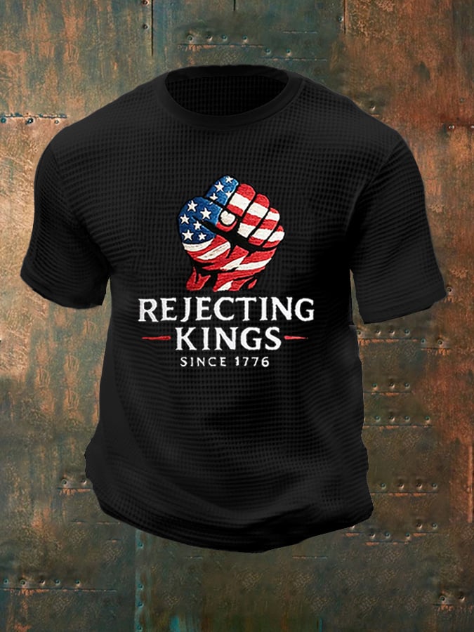 Men's “Rejecting Kings Since 1776” Waffle T-Shirt