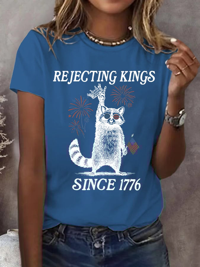 Women's Casual Fashion Fdt  Rejects The King T-Shirt