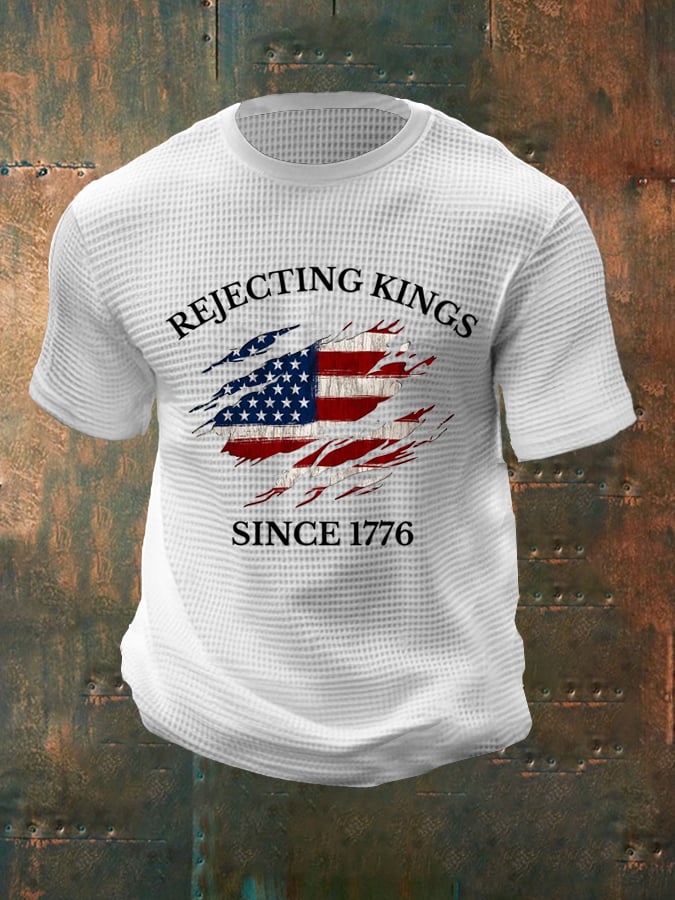 Men's “Rejecting Kings Since 1776” Waffle T-Shirt