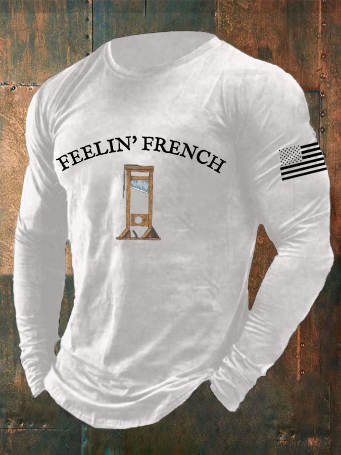 Men's Guillotine FDT Print Long Sleeve T-Shirt