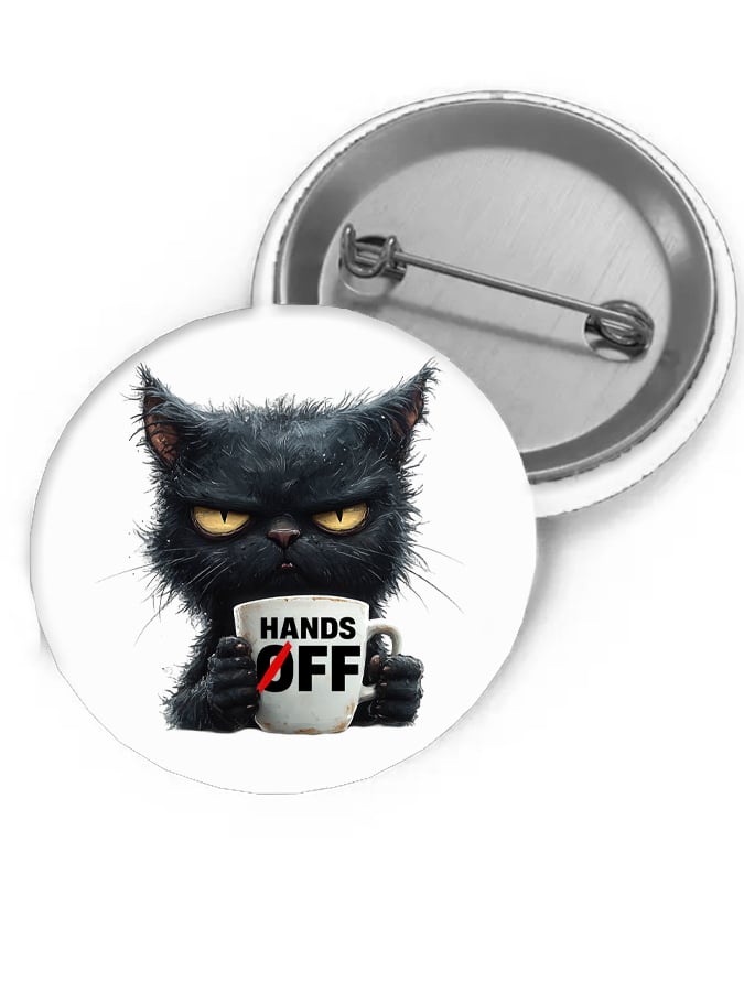 Cat Stop Brooch for Men and Women