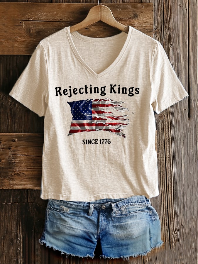 Women's  FTD  V-neck T-shirt