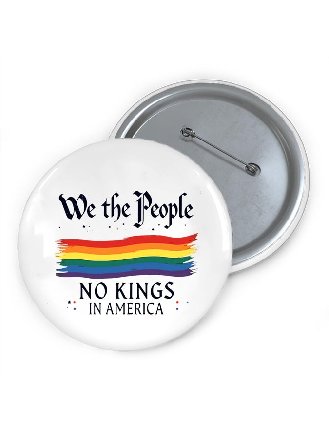 Unisex FDT “No King in America SINCE1776” Brooch