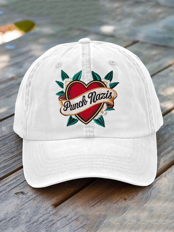 Unisex washed cotton FDT tax-fighting embroidered hat