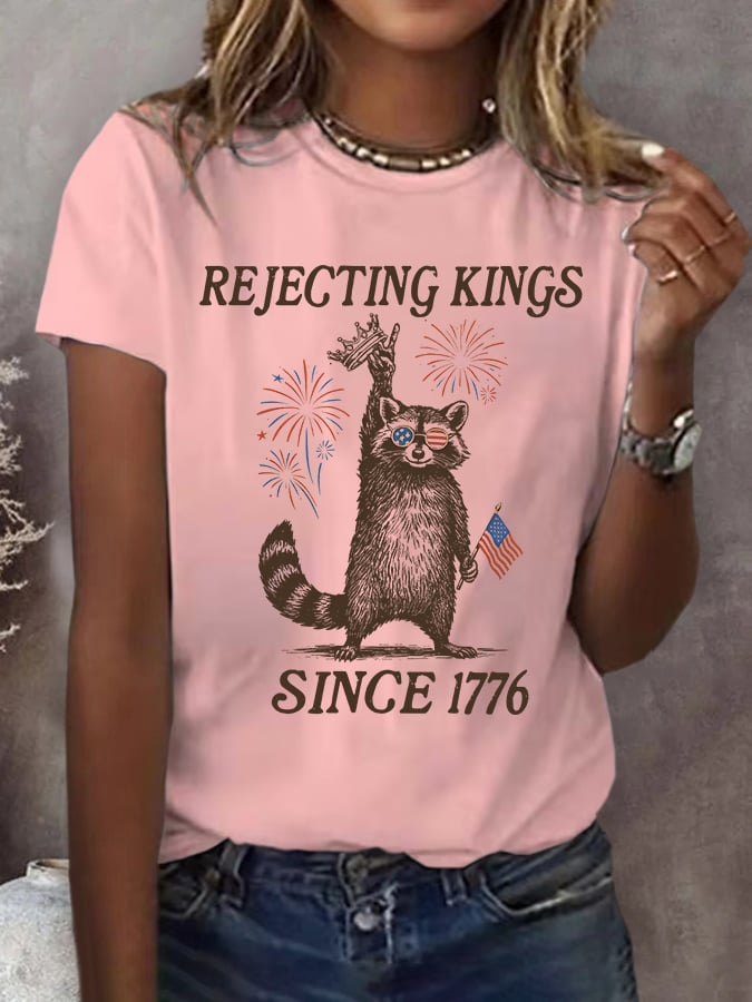 Women's Casual Fashion Fdt  Rejects The King T-Shirt