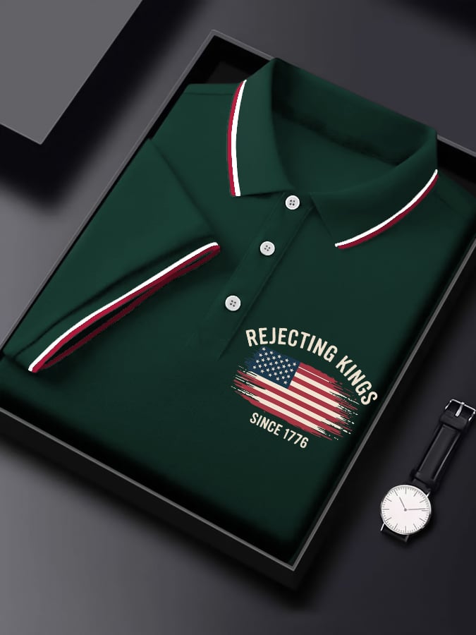 Men's Casual Fashion Fdt Reject King Polo