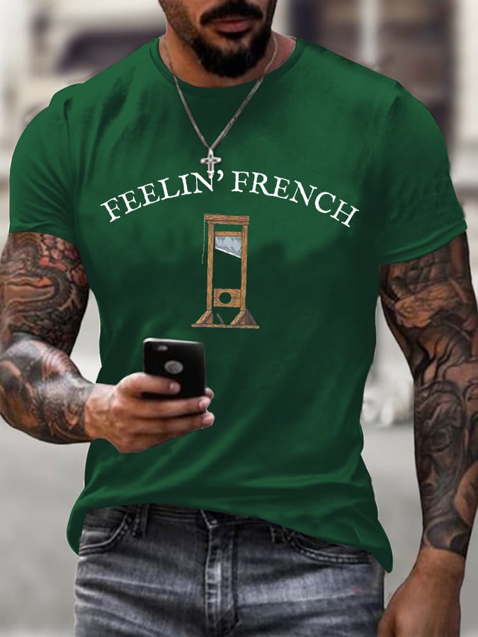 Men's Guillotine FDT Print Casual T-Shirt