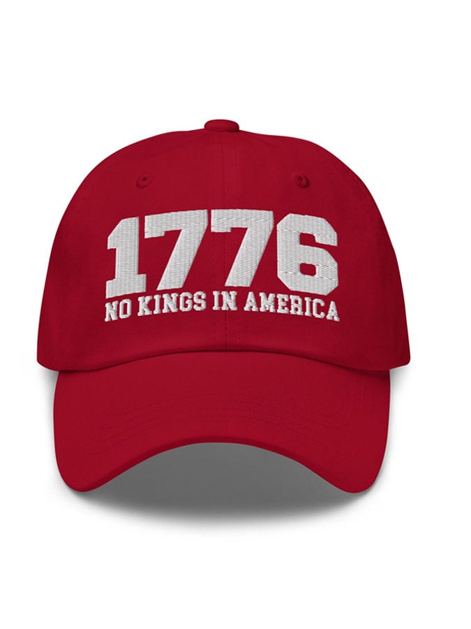 Unisex 1776 No Kings In America Hat