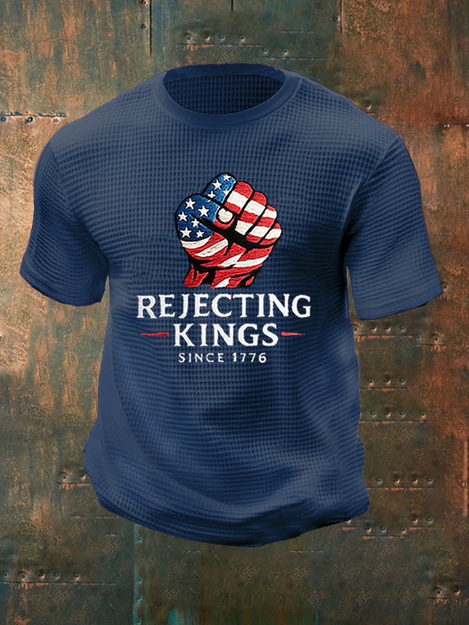 Men's “Rejecting Kings Since 1776” Waffle T-Shirt