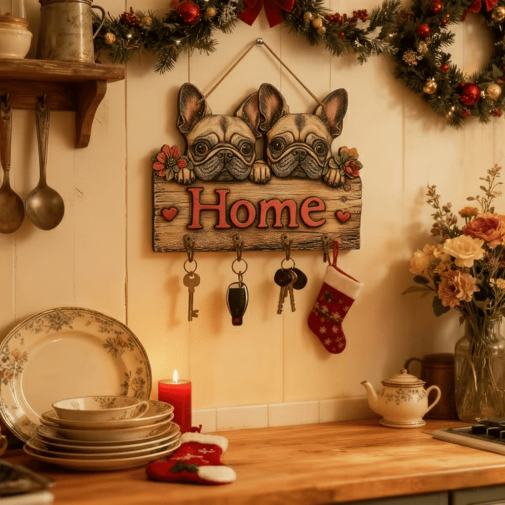 Christmas Sale 49% Off🎄Rustic Highland Cow Wooden Ornament 🐮