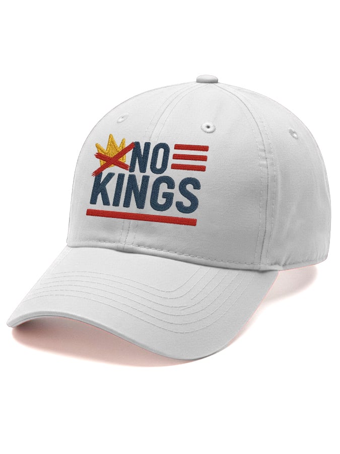 Retro No Kings In America Print Baseball Cap
