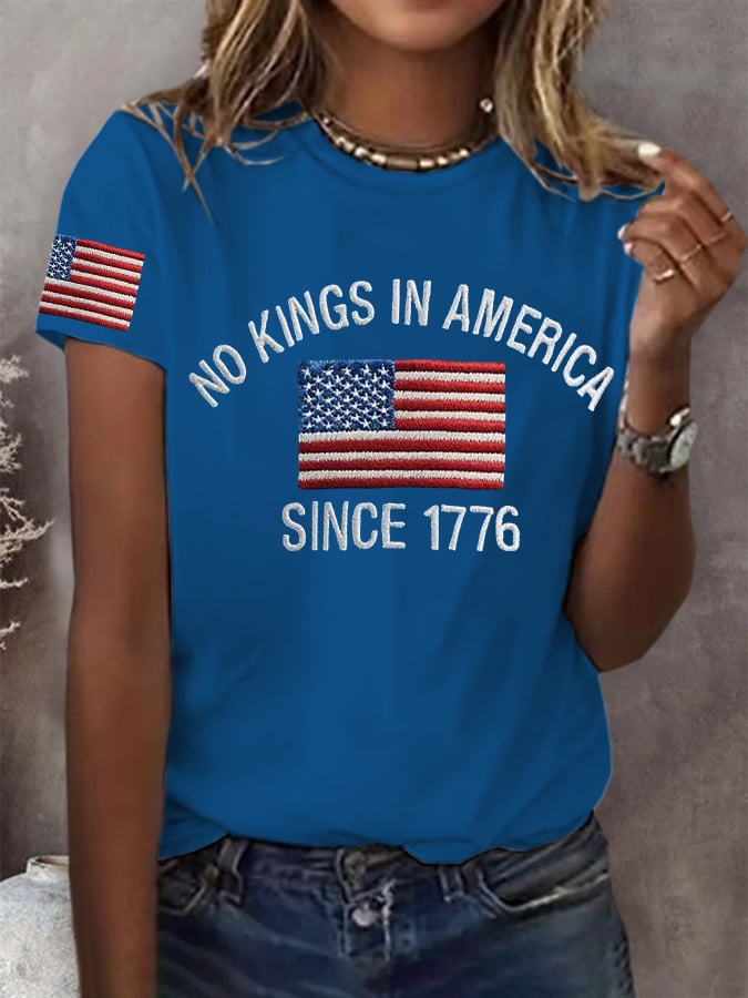 Women's No Kings In America T-shirt