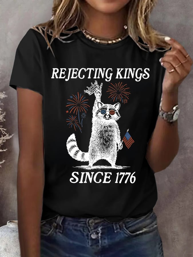 Women's Casual Fashion Fdt  Rejects The King T-Shirt