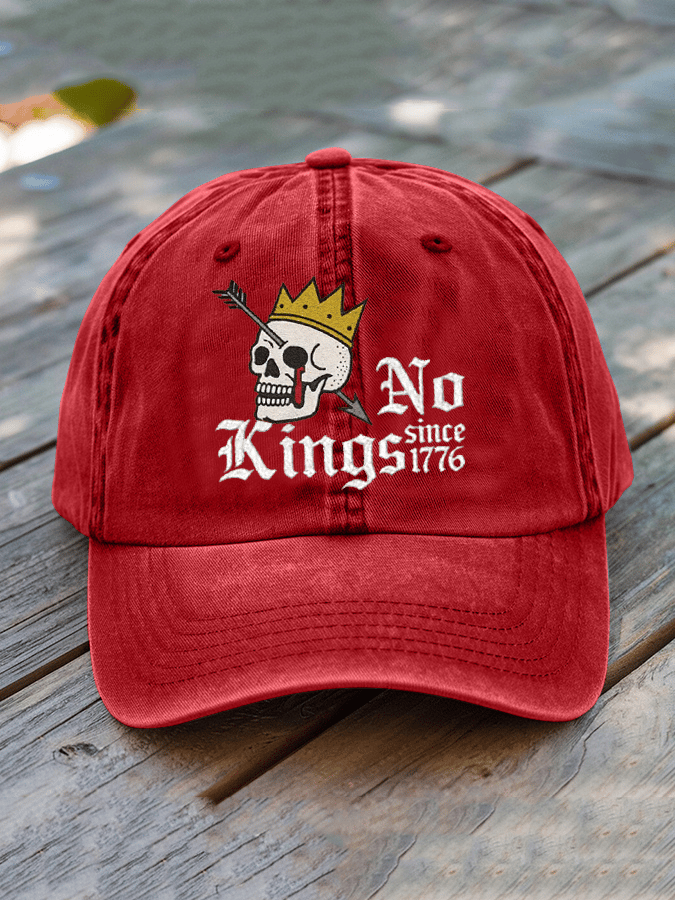 No King In America Printed Hat
