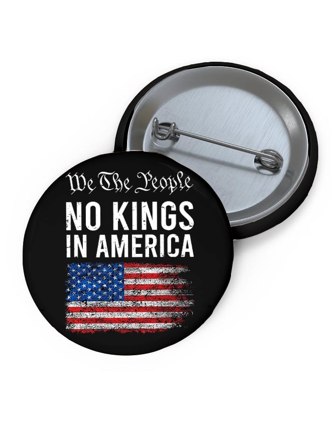 Unisex casual fashion FDT reject the king brooch