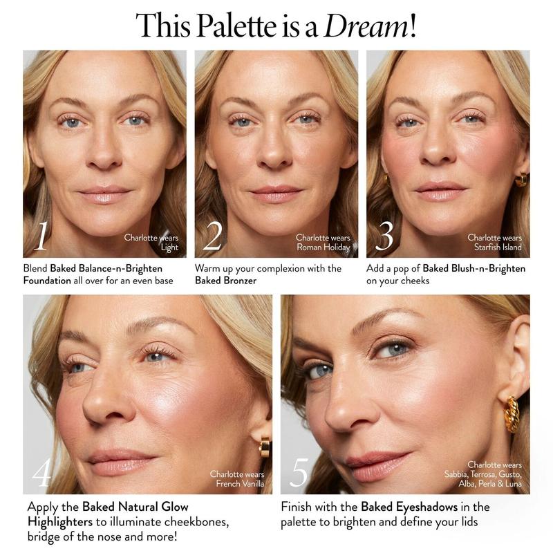 💕Baked Starter Kit - Tuscan Dreams includes Baked Multicolor Eyeshadow Palette