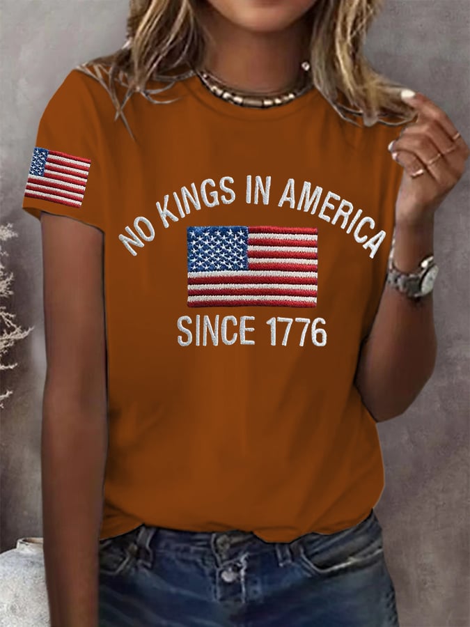 Women's No Kings In America T-shirt